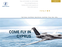 Tablet Screenshot of griffonaviation.com